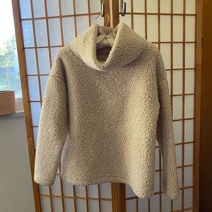 Vintage Sherpa cowl neck sweater
